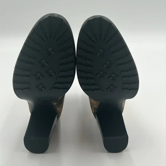 Lauren Ralph Lauren Mylah Gold Distressed Metallic Leather Ankle Boots |  6B NWB - Picture 8 of 12